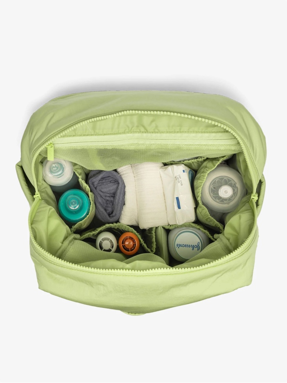 Calpak Backpack with Laptop Sleeve in Lime - Picture 4 of 16